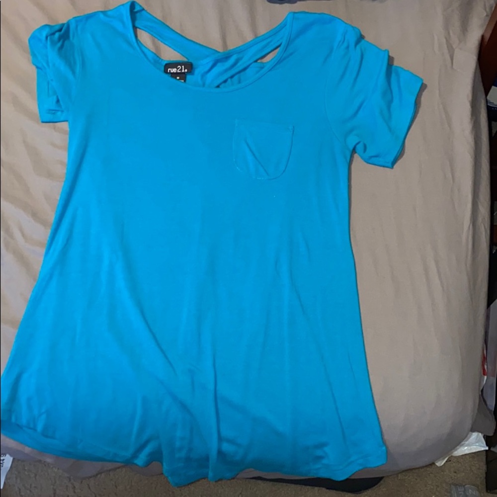 Blue dress shirt
